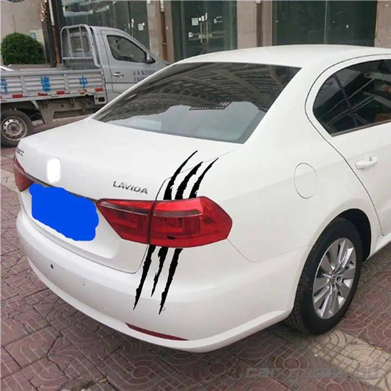Car Styling Headlights Personalized Car Stickers Monster Claw Scratch Stripe Marks Headlight Decal Car Stickers Auto Accessorie Die Cut Vinyl Decal