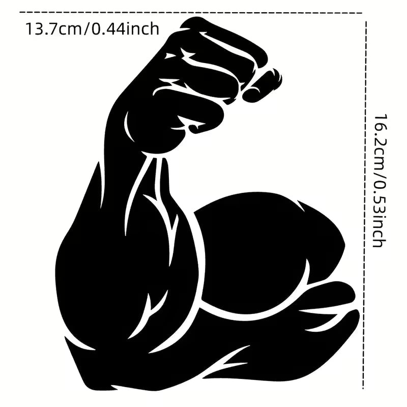 Show Off Your Bodybuilding Pride with These Stylish Muscle Sports Fitness Ca  Die Cut Vinyl Decal
