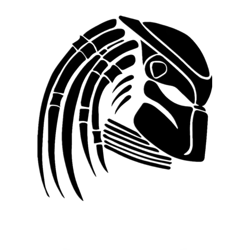 Car  Predator Motorcycle  Decoration Waterproof and Sunscreen Cover Scratches PVC Die Cut Vinyl Decal