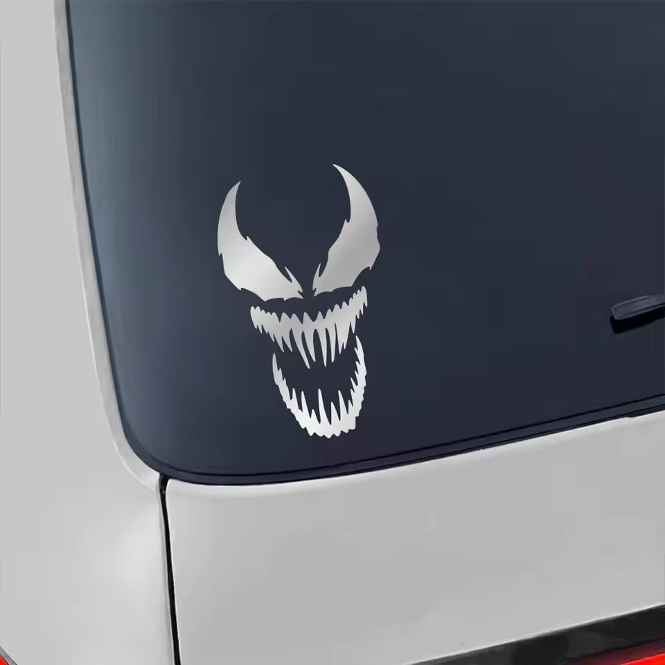 Venom Car Stickers Halloween Spiderman Cool Style Cars Motorcycle Helmet Laptop Decor Vinyl Film Decals Auto Accessories Die Cut Vinyl Decal