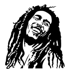 Bob Marley Die Cut Vinyl Decal