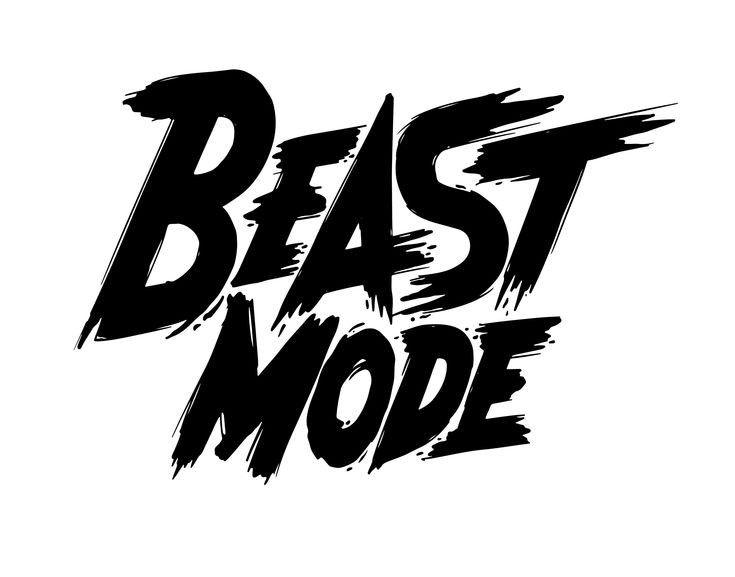 Beast Mode Die Cut Vinyl Decal