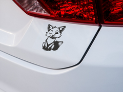 Kawaii Winking Fox Vinyl Decal Die Cut Vinyl Decal