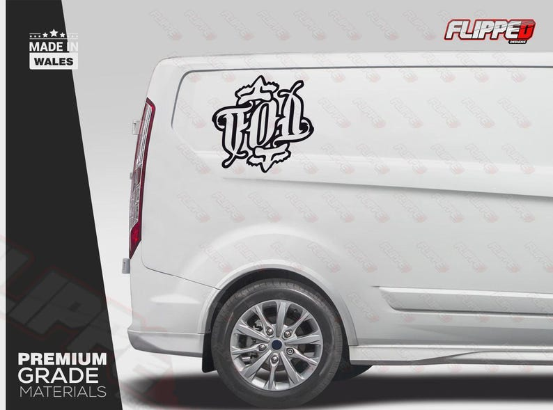 Large Fox MTB Motorcross Road Race Van Decals Die Cut Vinyl Decal