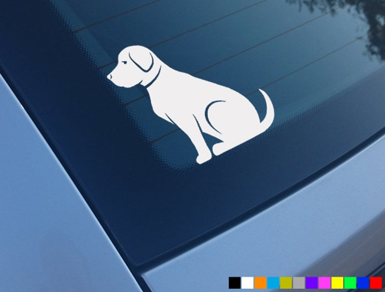 LABRADOR DOG Car  Die Cut Vinyl Decal