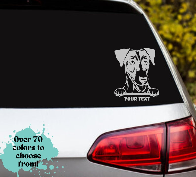 Custom Fox Terrier Dog Decal Die Cut Vinyl Decal