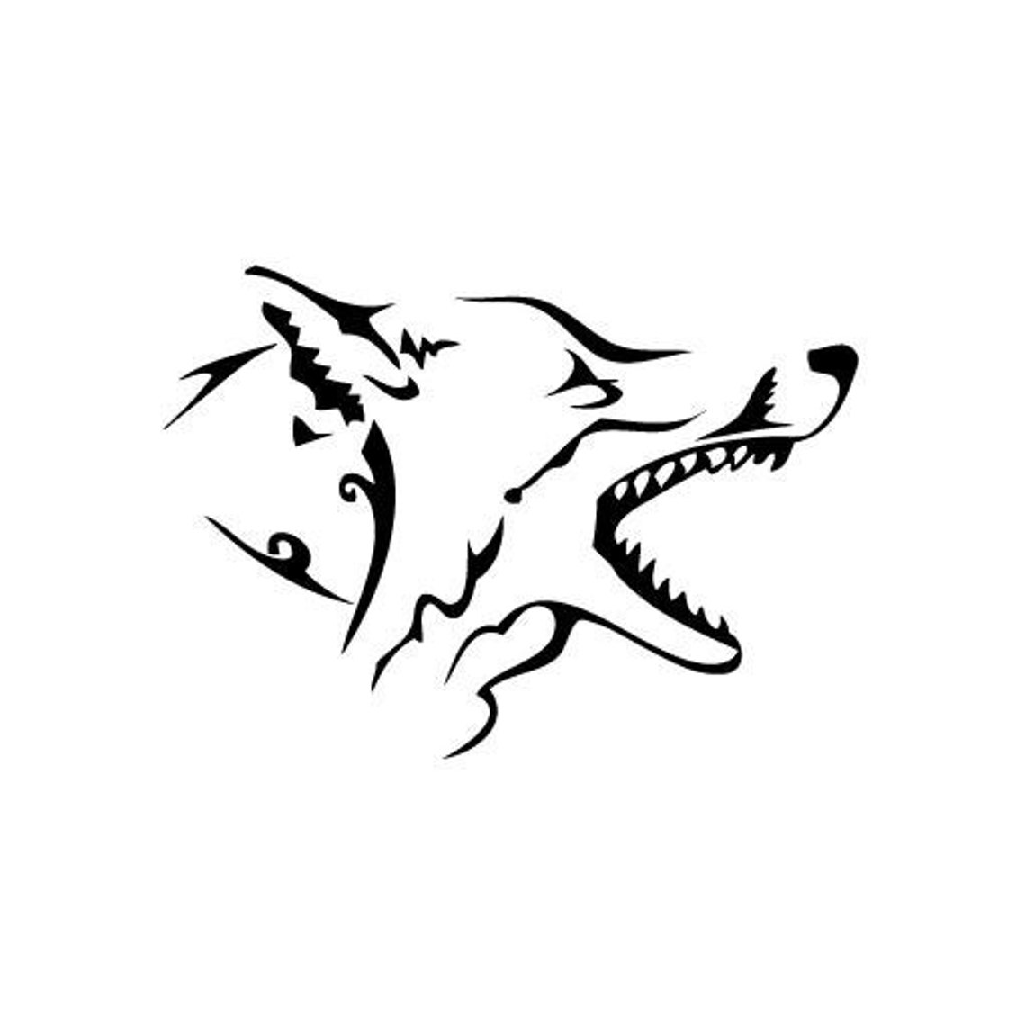 Fox Bark - Vinyl Decal Die Cut Vinyl Decal