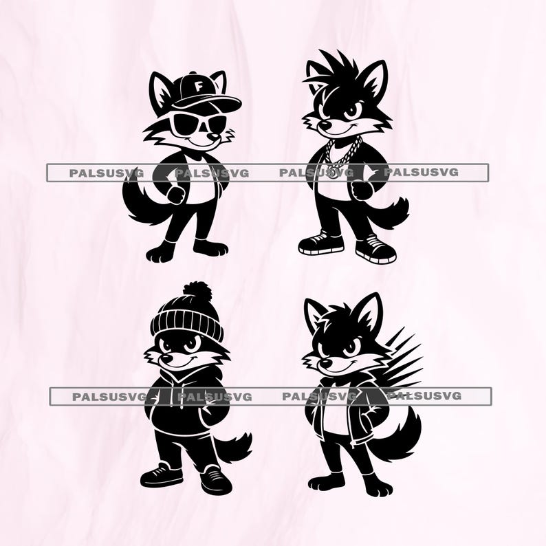 Funny Animal Cut File Die Cut Vinyl Decal