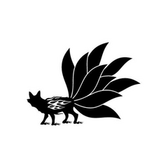 Fox Nine Tails - Vinyl Decal  Die Cut Vinyl Decal