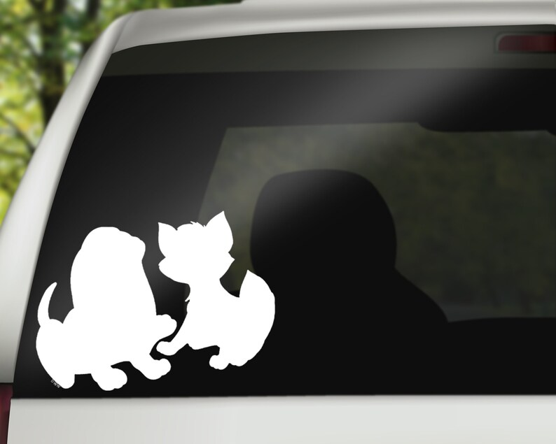 Fox and the Hound Decal Die Cut Vinyl Decal