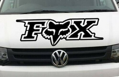 large 23 x 10 inch racing motorcross car bonnet side Die Cut Vinyl Decal