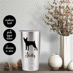 toy Fox Terrier Decal Die Cut Vinyl Decal