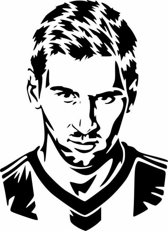 Messi Die Cut Vinyl Decal
