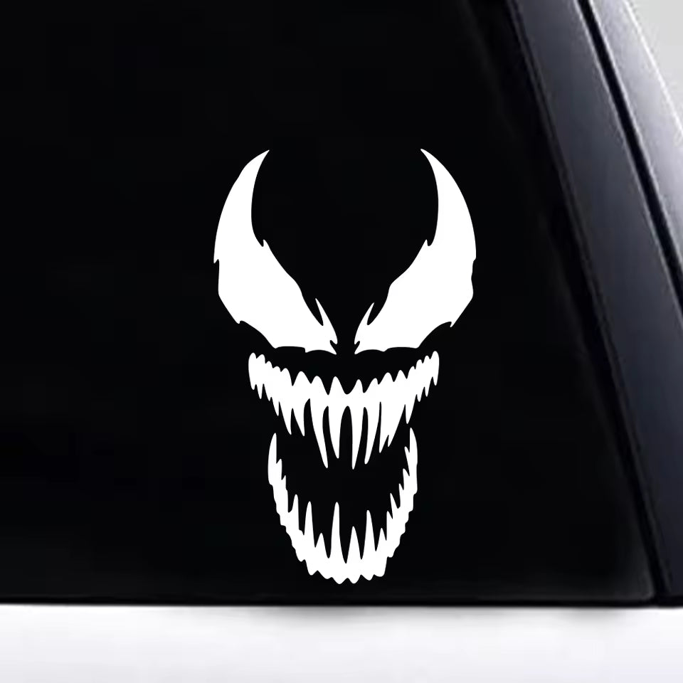 Venom Car Stickers Halloween Spiderman Cool Style Cars Motorcycle Helmet Laptop Decor Vinyl Film Decals Auto Accessories Die Cut Vinyl Decal