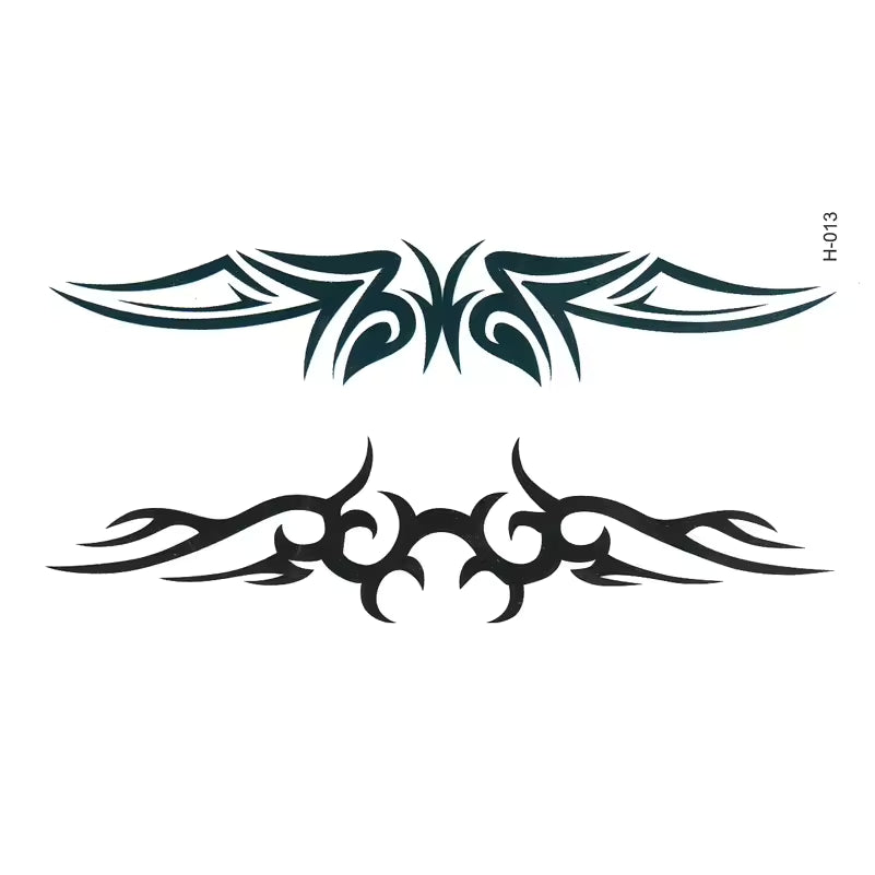 black henna para sobrancelha kit de tatuagem cute adesivo de parede espelhado tatoo temporary  tatuajes tatto  Die Cut Vinyl Decal