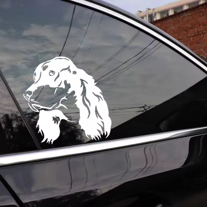OFK Intereting Animal Gordon Setter Dog Car Sticker Vinyl Decal Window.  Die Cut Vinyl Decal