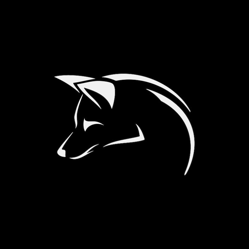 Fox Head forest nature High Quality vinyl XXR87 Die Cut Vinyl Decal