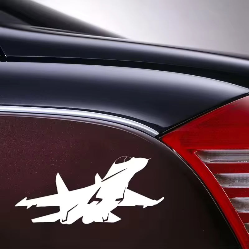 Car Stickers Su-27 Aircraft Waterproof Auto Decors Car Styling Car Accessories Vinyl Decal  Die Cut Vinyl Decal