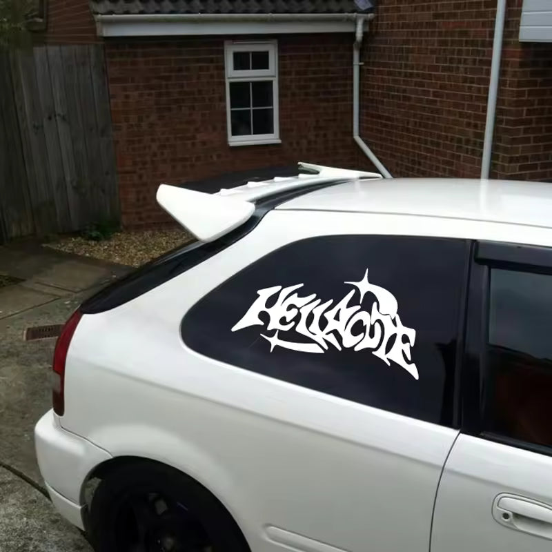 HELLA CUTE"DECAL,creative&fashion decal with high quality for car truck &laptop Die Cut Vinyl Decal