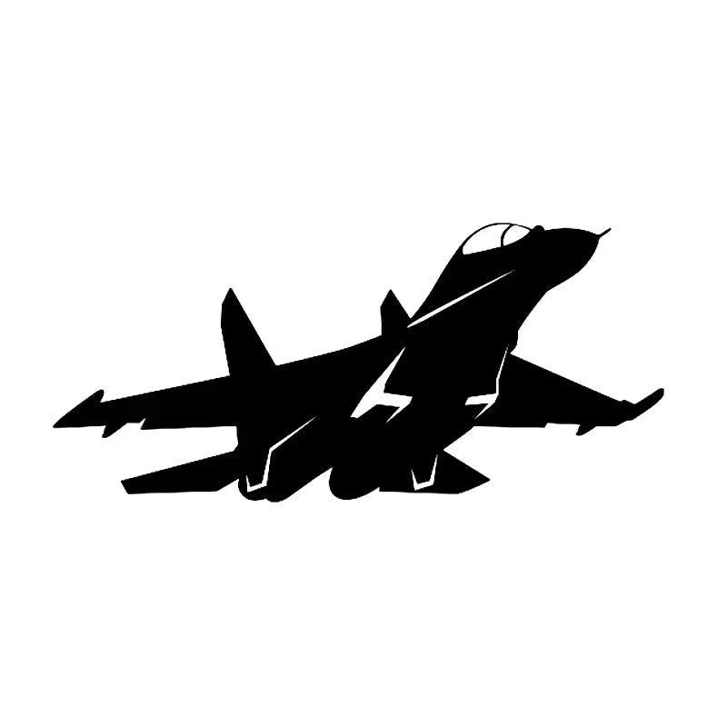 Car Stickers Su-27 Aircraft Waterproof Auto Decors Car Styling Car Accessories Vinyl Decal  Die Cut Vinyl Decal