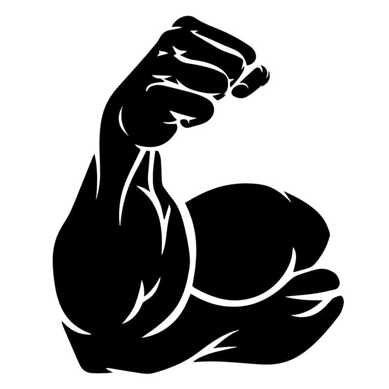 Show Off Your Bodybuilding Pride with These Stylish Muscle Sports Fitness Ca  Die Cut Vinyl Decal