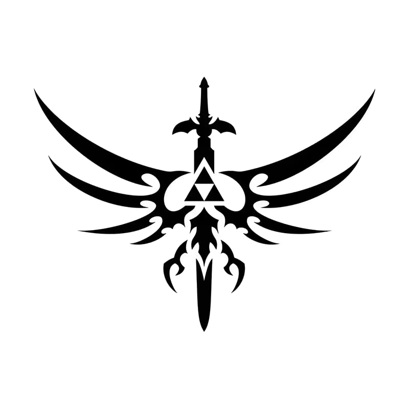 Zelda Car Sticker Waterproof Sunscreen Creative Scratch-Proof Motorcycle Surfboard Decal Vinyl for Vehicle Decoration  Die Cut Vinyl Decal