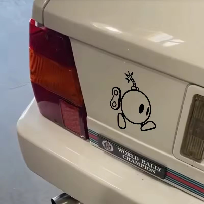 Cartoon bomber,cute & funny for cars trucks motorcycles and laptops  Die Cut Vinyl Decal