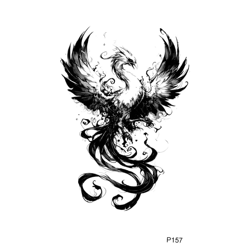 Constant Phoenix Waterproof Temporary Tattoo  Tatuajes Temporales Hombre Body art Fake Tatoo Tatouage Henne  Die Cut Vinyl Decal