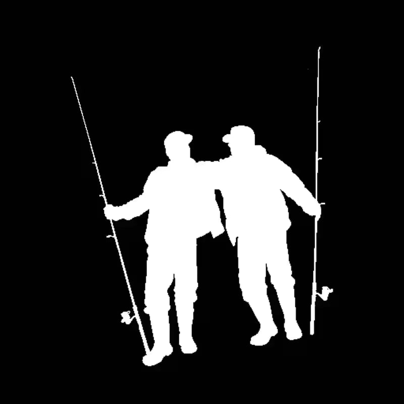 Personalized Stickers Car Stickers Good Friends Go Fishing Waterproof and Sunscreen Personalized Stickers Die Cut Vinyl Decal