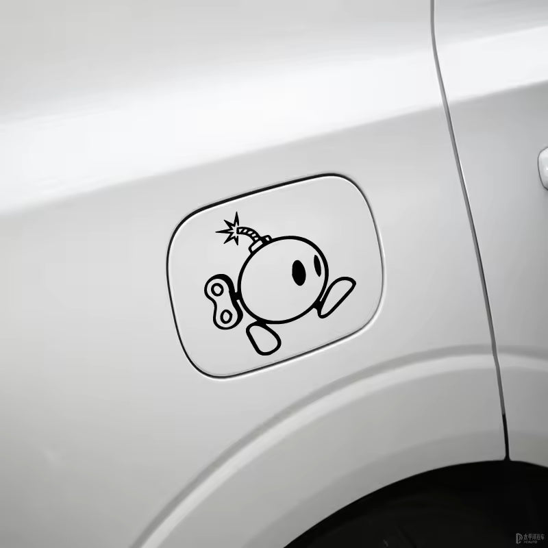 Cartoon bomber,cute & funny for cars trucks motorcycles and laptops  Die Cut Vinyl Decal