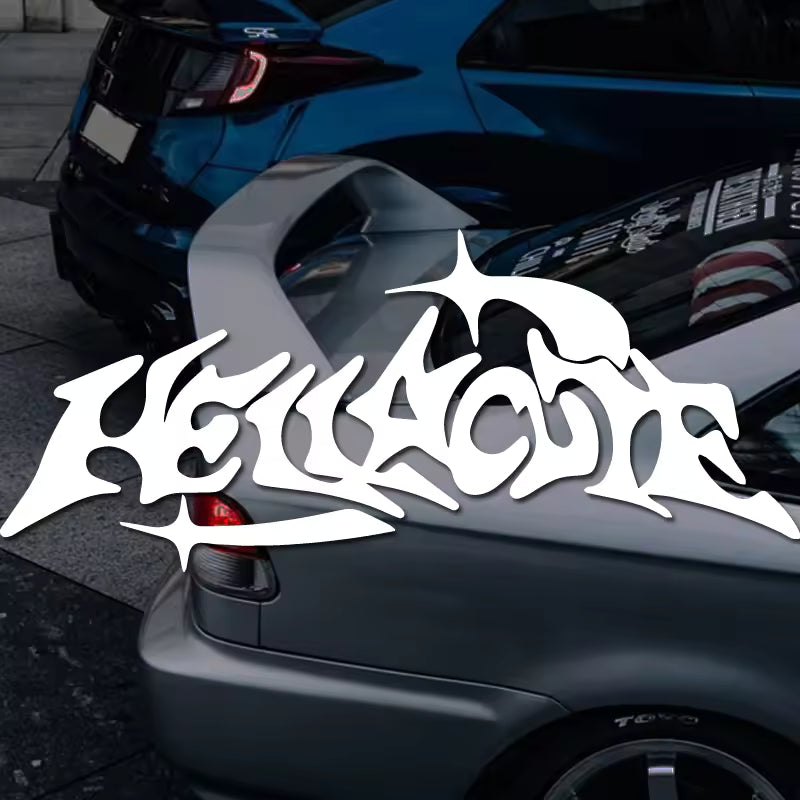HELLA CUTE"DECAL,creative&fashion decal with high quality for car truck &laptop Die Cut Vinyl Decal