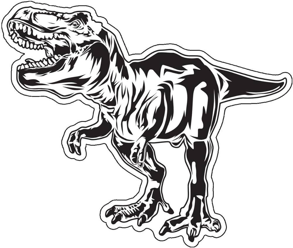 WickedGoodz T-Rex Decal | Die Cut Vinyl Decal