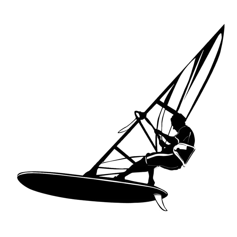 Windsurfing Extreme Sports Car Die Cut Vinyl Decal