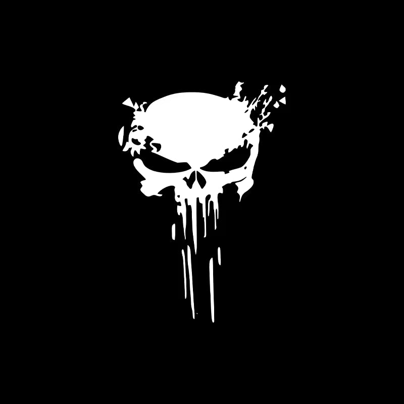 Motorcycle Skull  Reflective Decal Waterproof Sun Protection Universal Car Motorbike Decoration Accessories Die Cut Vinyl Decal