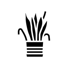 Drying House Plant Transfer Sticker Die Cut Vinyl Decal
