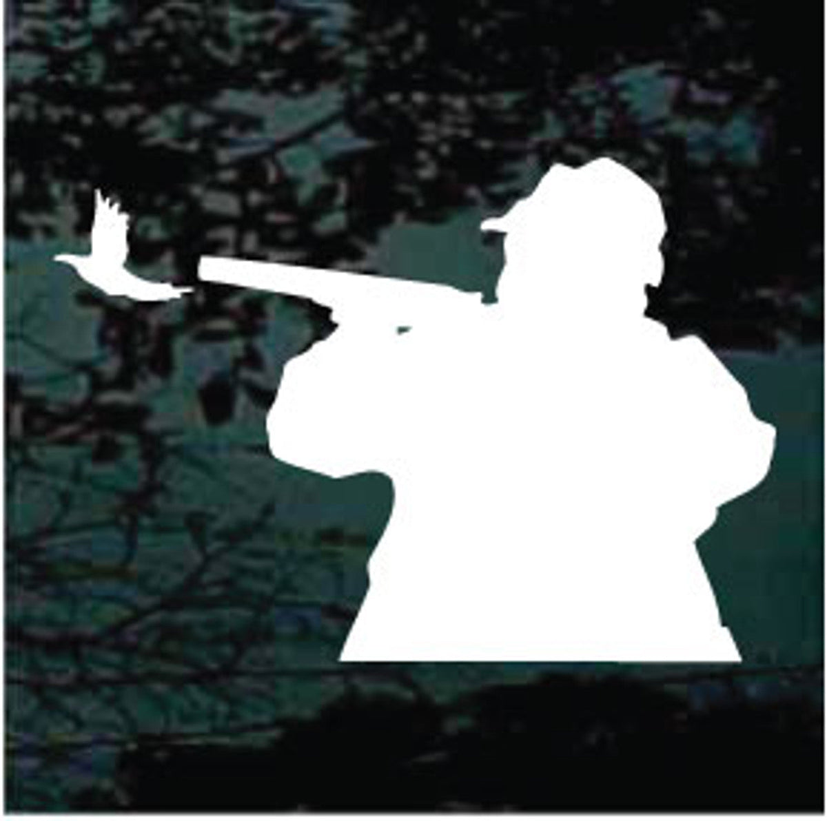 duck‑hunter‑silhouette‑vinyl‑car‑decal‑die‑cut‑sticker