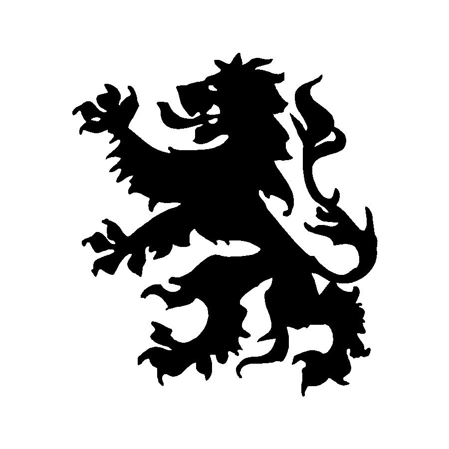 close‑up‑dutch‑republic‑lion‑vinyl‑sticker‑die‑cut‑waterproof