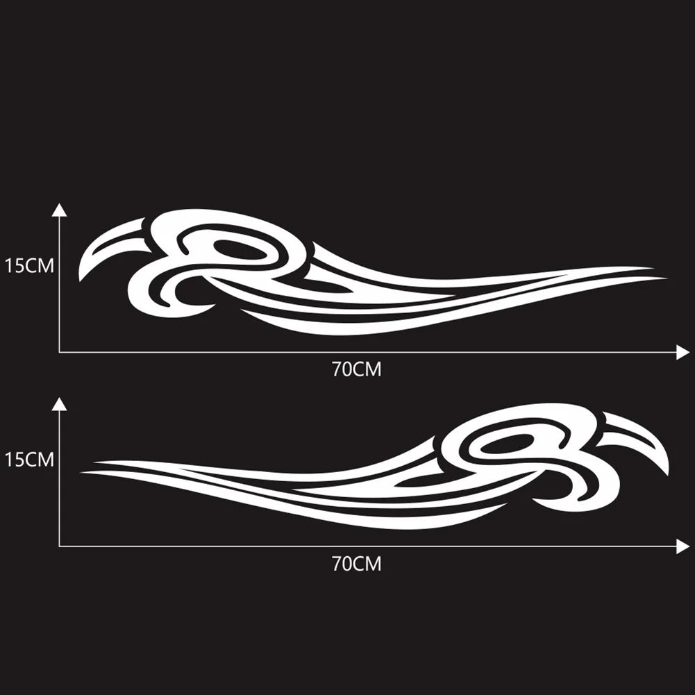 Racing Hood Stripes Decal Vinyl Stickers for Car SUV Truck Universal