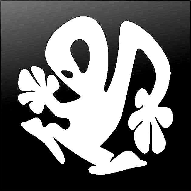 electro‑techno‑dj‑vinyl‑decal white waterproof for cars trucks laptops