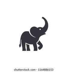 elephant Die Cut Vinyl Decal