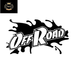 the off road logo is shown  Die Cut Vinyl Decal