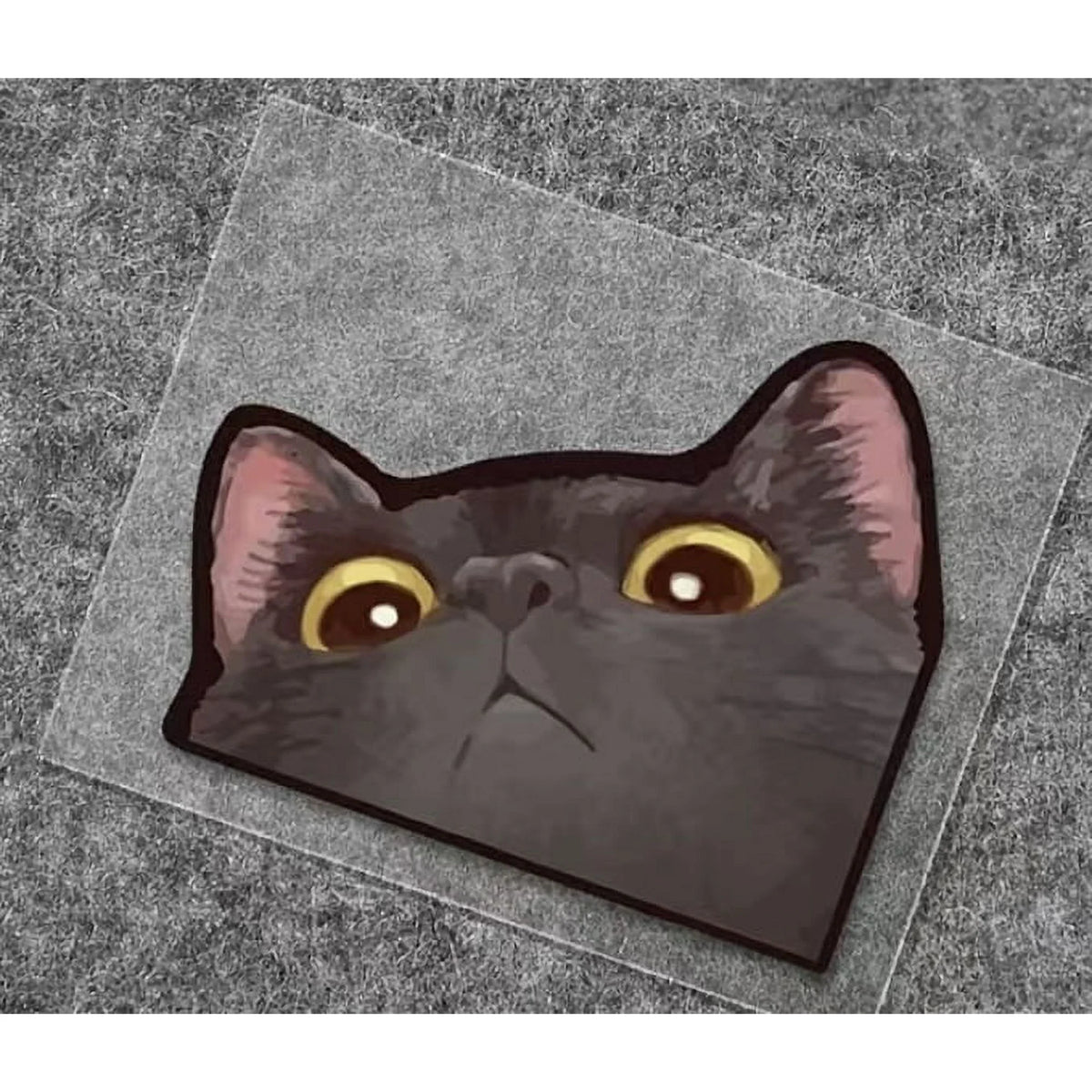 Cute Anime Cat Car Sticker, Peeking Cat Decals for Bumper Rear Window Mirror | Die Cut Vinyl Decal/ Bumper For Windows, Cars, Trucks, Laptops, Etc.