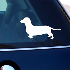SPRING PARK Cute Dachshund Dog Car-Styling Vehicle Body Window Decals Sticker Decoration | Die Cut Vinyl Decal/ Bumper For Windows, Cars, Trucks, Laptops, Etc.