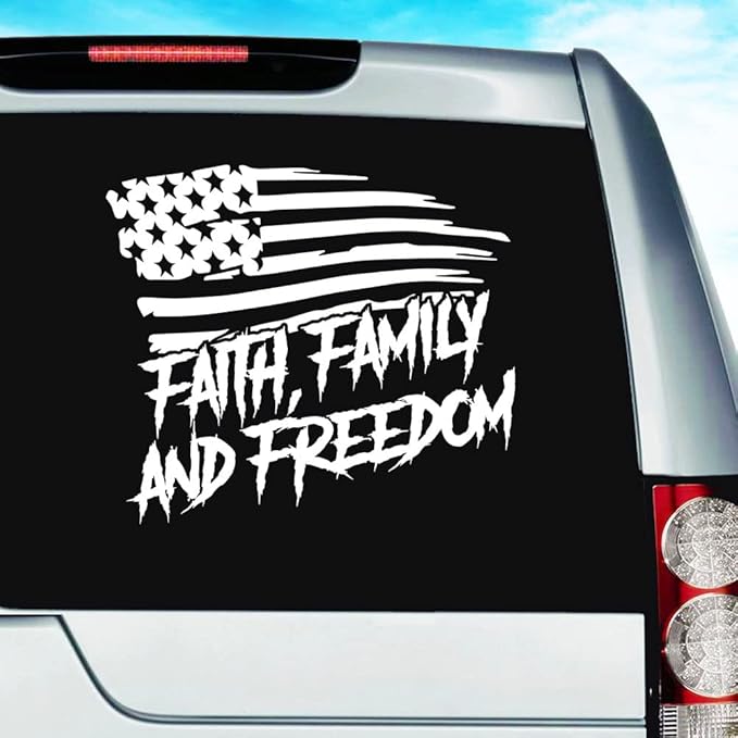 faith‑family‑freedom‑american‑vinyl‑decals‑patriotic‑sticker‑for‑cars‑trucks