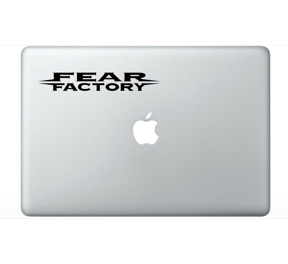 fear-factory-band-vinyl-sticker applied on car window outdoor waterproof