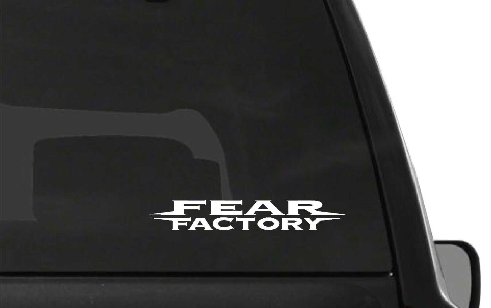fear-factory-band-vinyl-sticker size options for cars trucks laptops