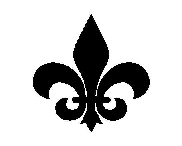 close‑up‑fleur‑de‑lis‑vinyl‑sticker‑die‑cut‑waterproof
