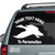 Flying Duck Silhouette  Car & Laptop Decal