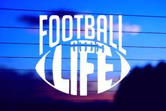 Football Life 2 vinyl die cut decal for cars trucks laptops windows