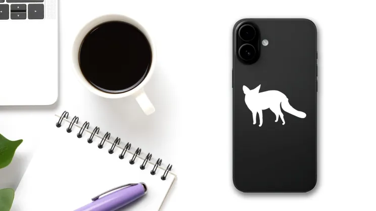 Fox Decal Die Cut Vinyl Decal